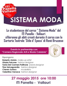 locandina SISTEMA MODA 27 maggio 2015