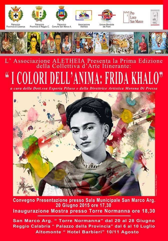 I colori dell’anima di 14 artiste dedicati a Frida Kahlo. In Calabria dal 20 giugno all’11&nbsp;agosto
