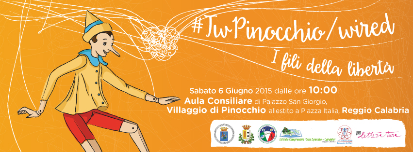 #TwPinocchio/Wired: il 6 giugno gli studenti reggini parlano twitteratura