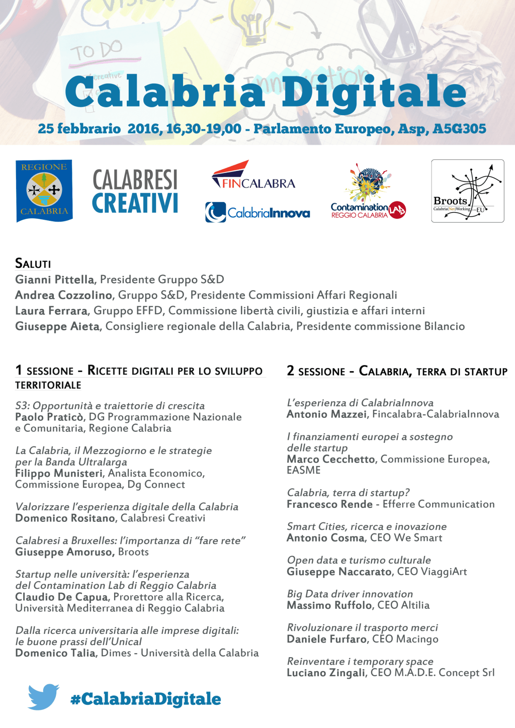 Le eccellenze digitali calabresi volano a Bruxelles