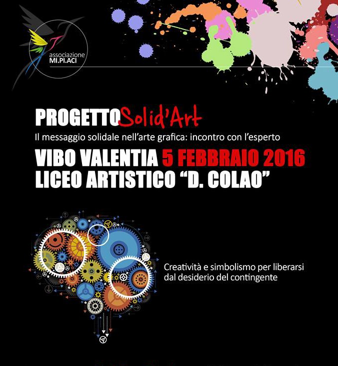 SolidArt: arte grafica e pensiero solidale al liceo Colao di Vibo