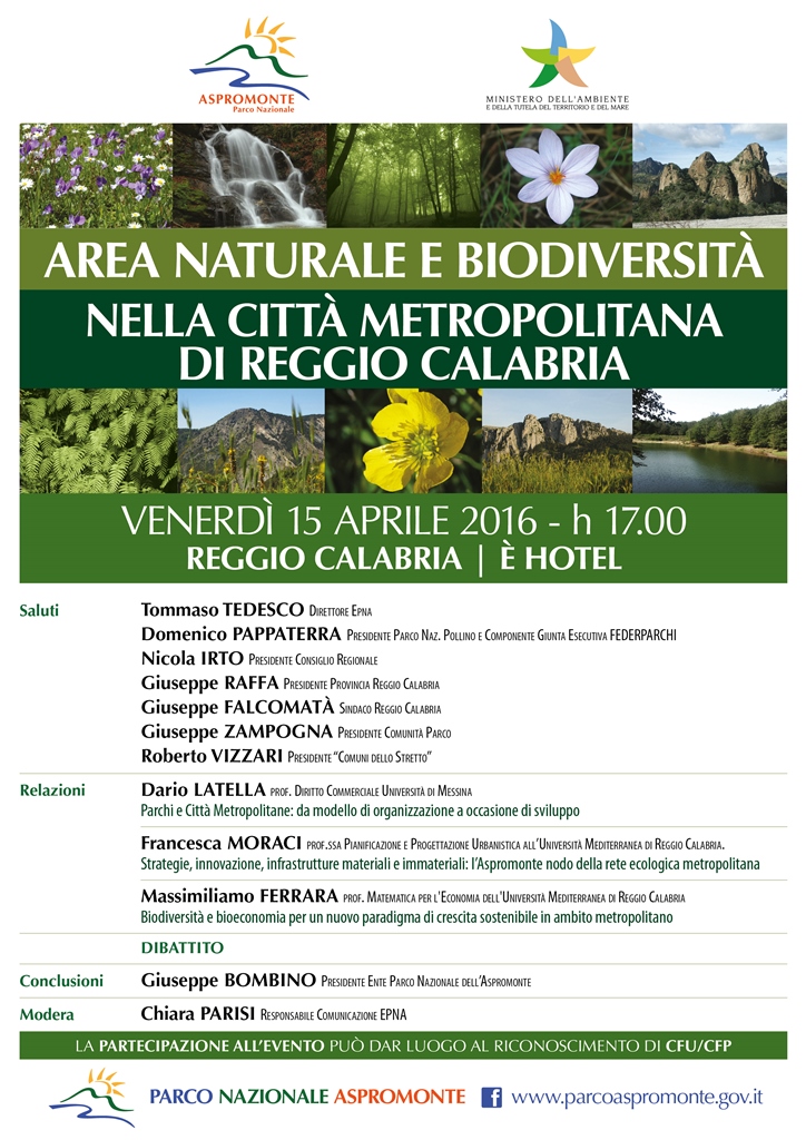 Area naturale e biodiversità: la metropolizzazione secondo l’Ente Parco d’Aspromonte