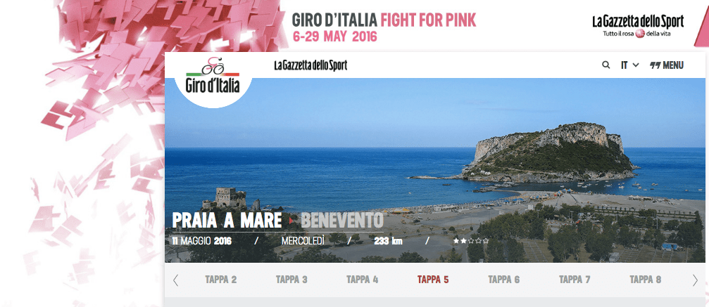 10 e 11 maggio dipinti di rosa: tappe in Calabria e interruzioni di viabilità per il 99° Giro&nbsp;d’Italia