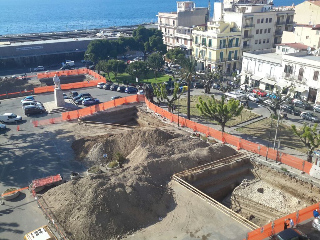 Reggio sotterrata: il quarto saggio in piazza Garibaldi sarà più piccolo, il primo sarà allargato&nbsp;presto