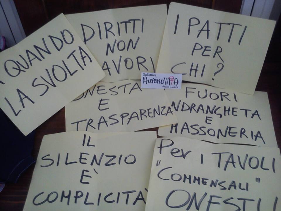 Patti per il Sud: fari puntati per i politici, cittadini al buio. Collettiva pretende chiarimenti