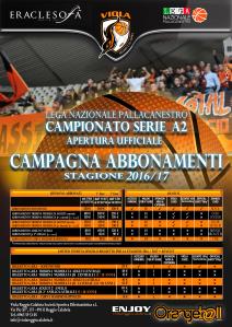 Viola Basket abbonamenti 2016-2017