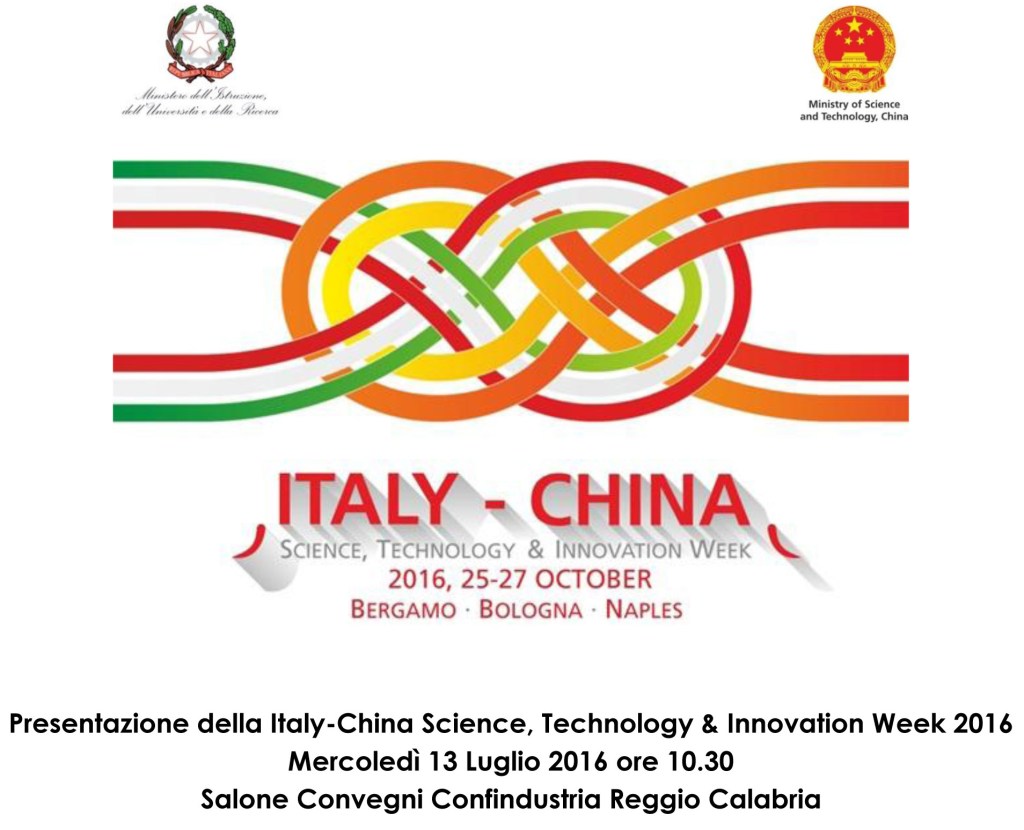 Il 13 luglio a Reggio focus sulla piattaforma di cooperazione con la&nbsp;Cina