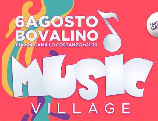 A Bovalino (Rc) tutto pronto per il music&nbsp;village