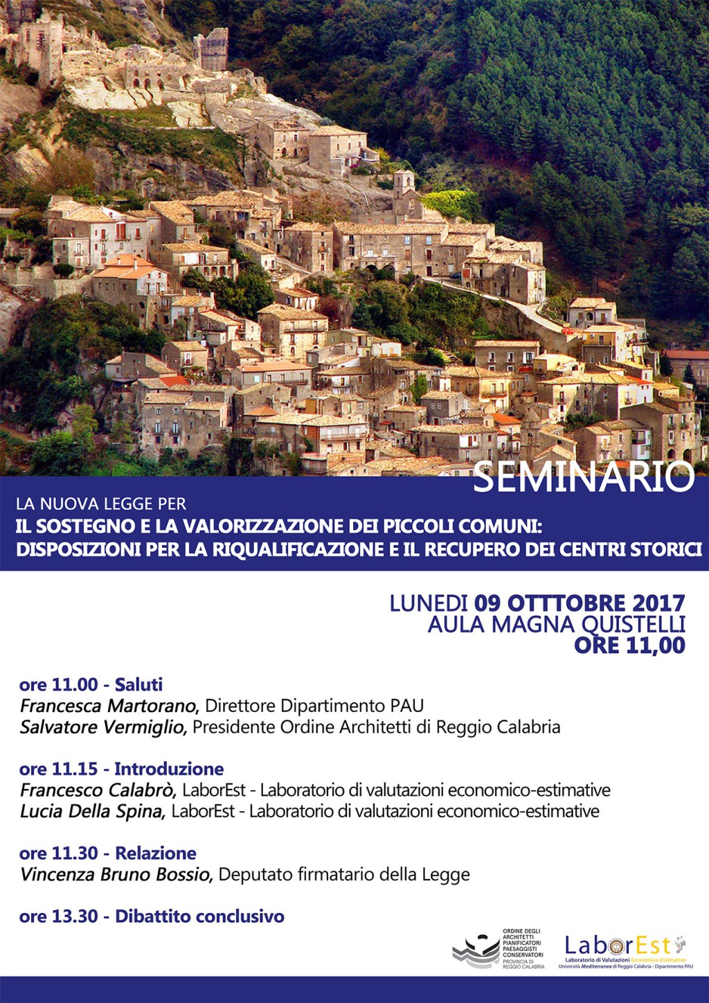 Un seminario per la legge di valorizzazione e recupero dei centri&nbsp;storici